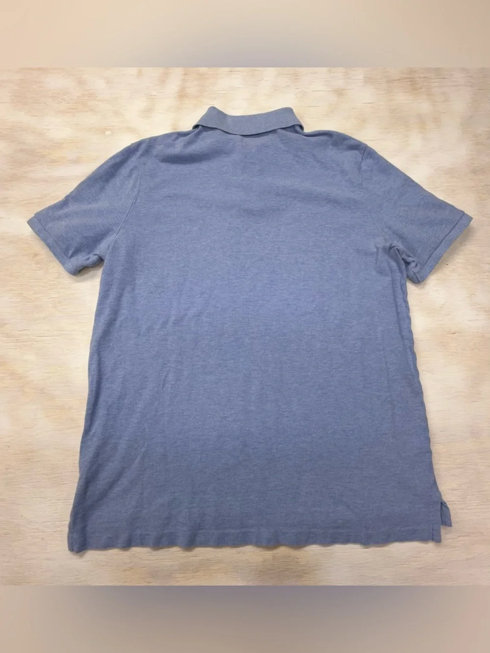 Ralph Lauren Men’s Large Heather Blue Polo Shirt with Navy Pony